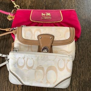 Coach wristlets